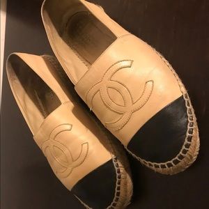 Chanel Lambskin Espadrilles Shoes